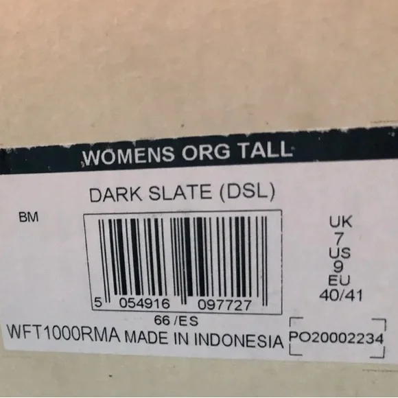 NEW Hunter Womens Original Tall Rain Boot Dark Slate Size 9 M - Picture 5 of 5